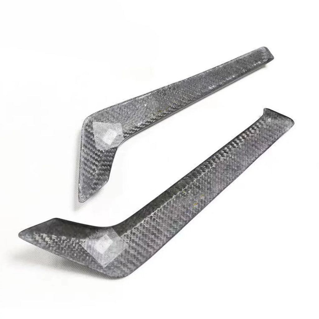 Infiniti Kit For Q60S Q60 Carbon Fiber Side 2015-2022 Vent Air Fender Cover 2019 Black