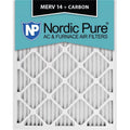 MERV Carbon x Plus 14 in. 14x22x1ExactCustomM14-C-6 Exact 6 Furnace 1 of Nordic AC - 22 x 14 Filters, Pack Pure