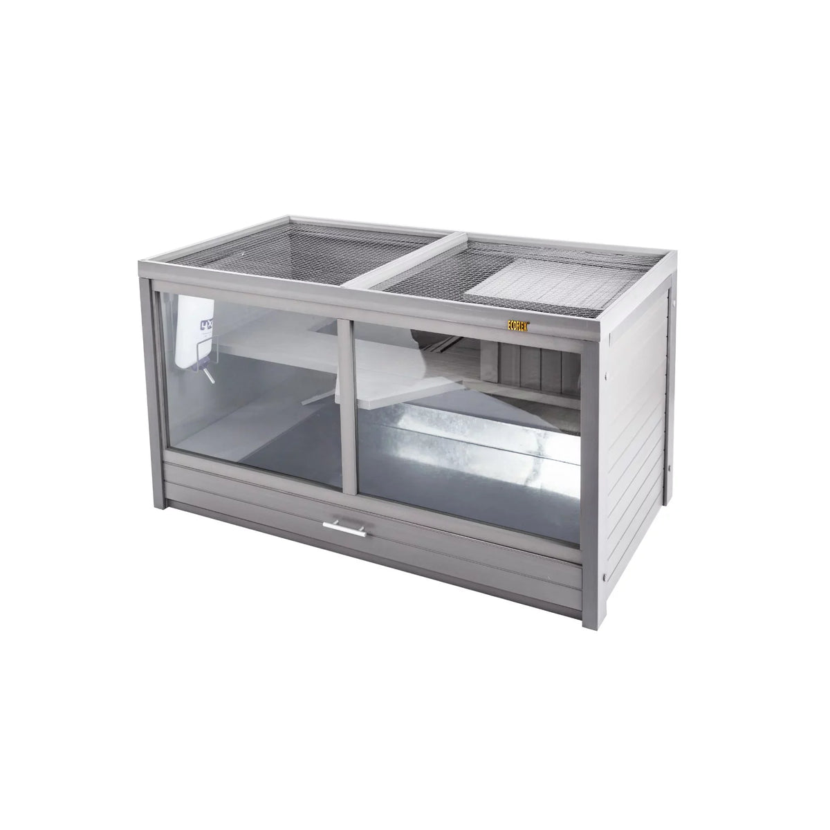 Grey Indoor Rabbit Hutch Park Habitat-Nantucket Jumbo Avenue ECOFLEX®