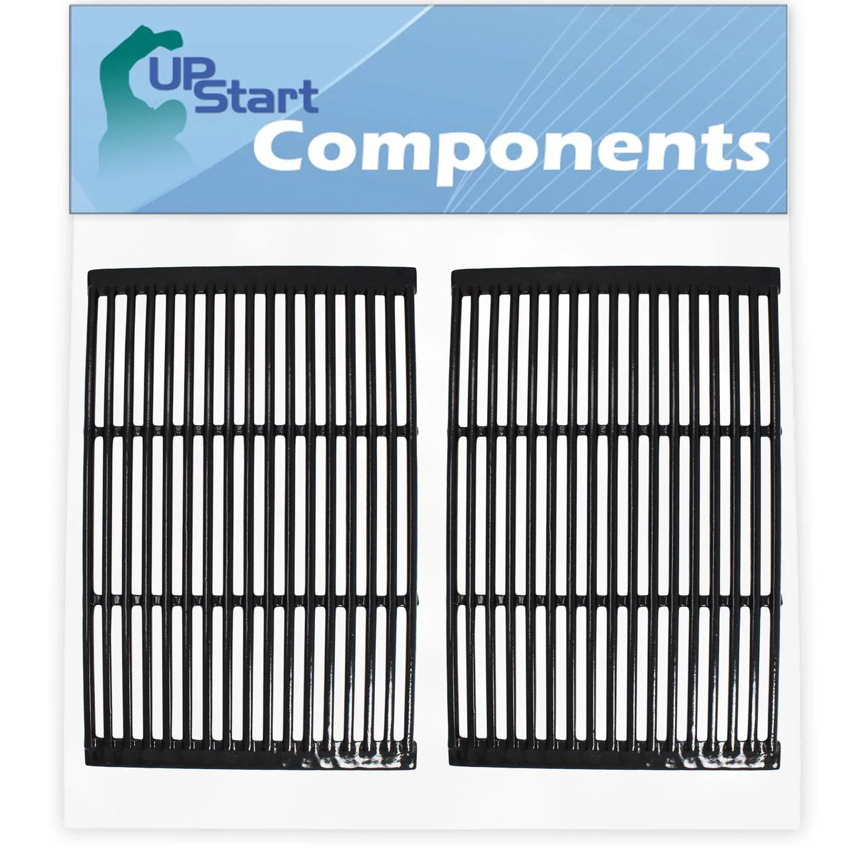 810-2300-B Charmglow Porcelain Compatible - 19" 2-Pack Replacement Iron BBQ Parts Grid Grill Enameled Cast Barbeque Grates for Cooking