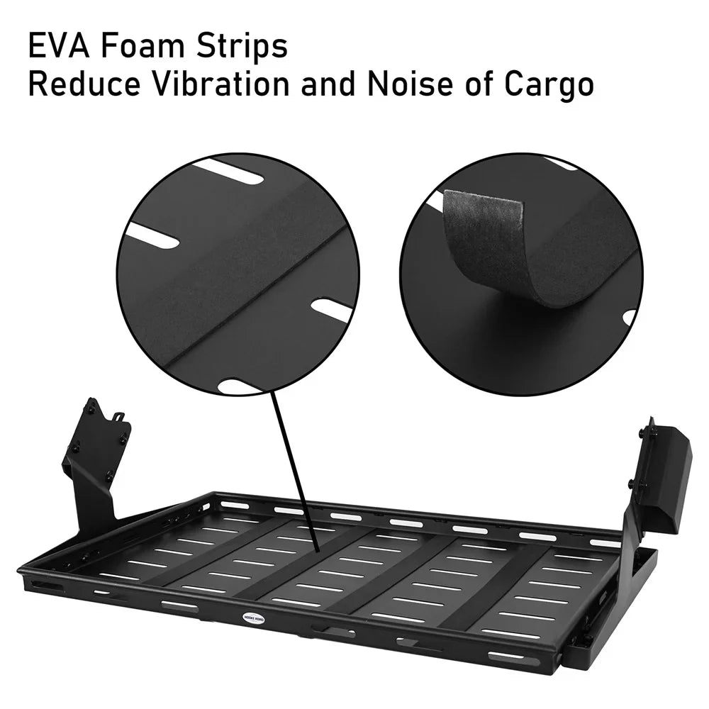 Road Box Ford Hooke Luggage Fit Rear 2021-2023 Cargo Bronco 4-Door Rack Black Basket