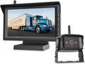 Night High-Speed with Trailers/ Observation RV/ Parking Kit, HD 7" Wireless Rear Cameras for Waterproof View IR Camper/Semi-Trailer/Tractor Camera Lines Monitor Backup Vision Reversing with
