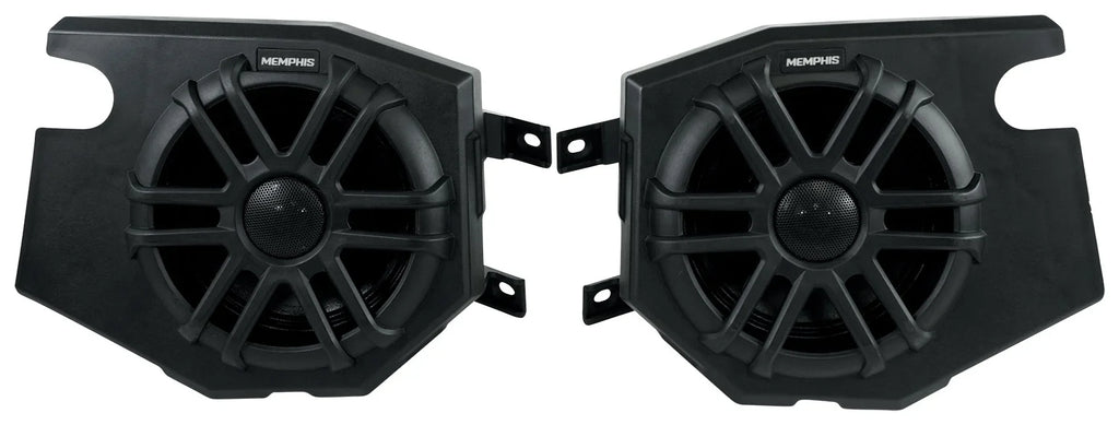 Memphis RZR65FE (2) Polaris Audio Speakers+Amp For RZR 2014+ Tower Pods+LED