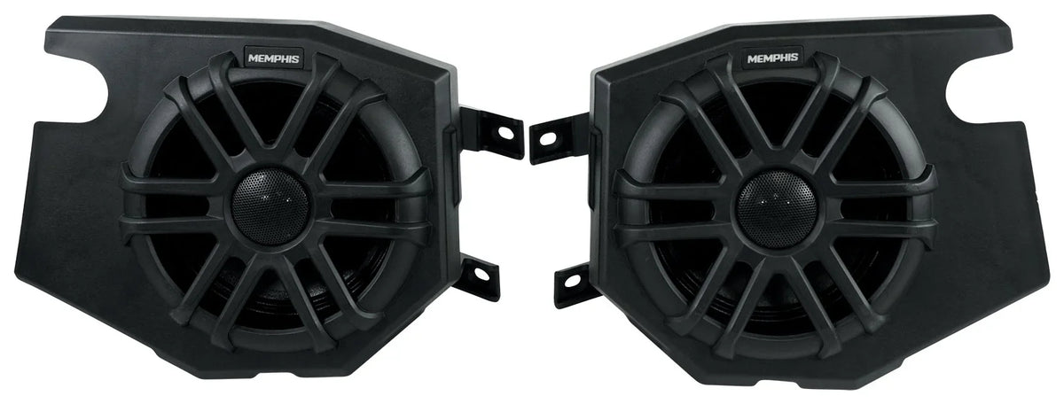 Memphis RZR65FE (2) Polaris Audio Speakers+Amp For RZR 2014+ Tower Pods+LED