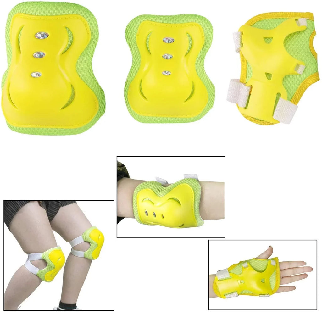 Elbow Roller Guards Skateboard Skates BOSONER Bike Gear Riding Pads Knee Kids/Youth Pad Cycling Protective Sports for Set BMX Inline Scooter Skatings