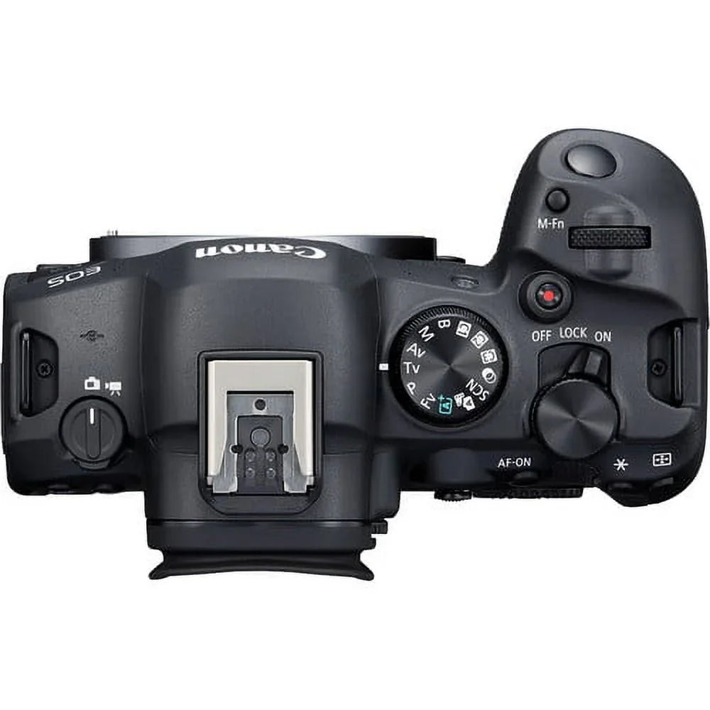 Mirrorless f/4 Charger + Corel + + Card x R6 + More LPE6 with Battery II Card + EOS Photo Software 2 Camera + + Memory 64GB LED Lens + Reader Light Mark Canon Case 24-105mm External (5666C011)