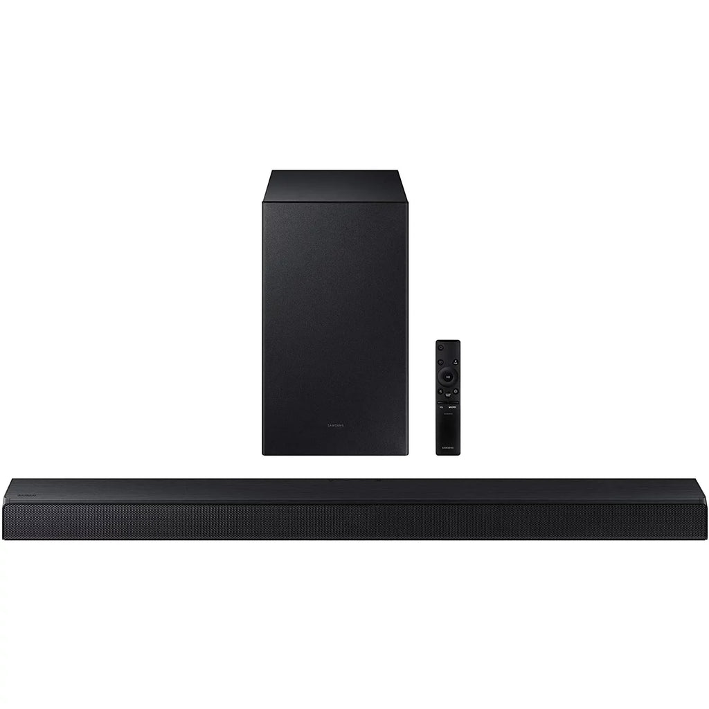 2.1ch Subwoofer Speaker HW-A450/ZA 2021 Deco Extended Soundbar + Kit 2ch Samsung Theater 4.1ch Coverage Surround HDMI Audio + Bundle + HW-A450 Home Swa-9100S Sound Rear 2 Dolby Cables Wireless Gear +