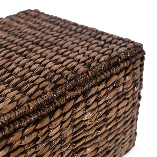 Rolling with Letter Organizer Legal for File Office BirdRock Home Lid - Brown Wash