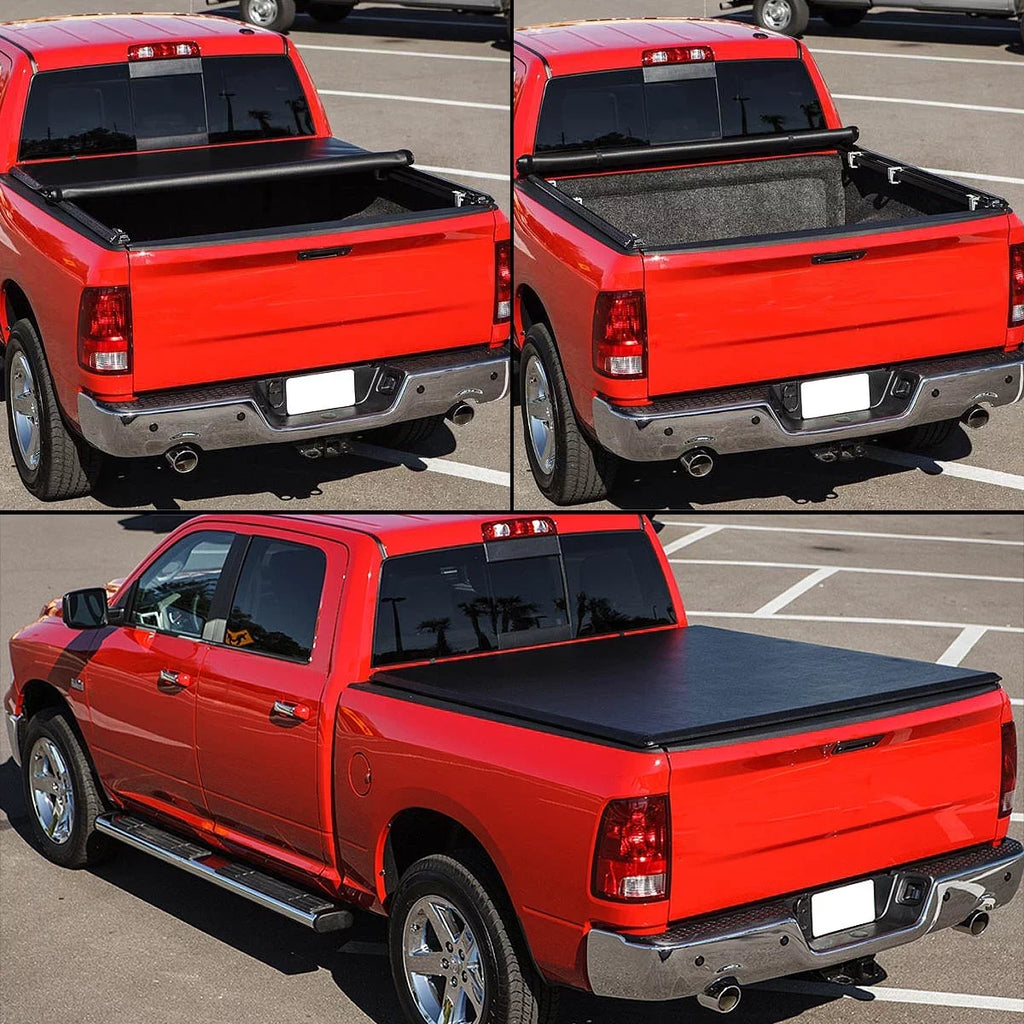 Bed 2014 F150 Tonneau Short Roll-Up Soft for Motoring Side Ft 05-13 Vinyl to 6.5 Ford Fleet Cover 2004 DNA