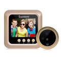 Vision Security Angle 2.4" Need Video Cam Camera Door Eye Disturb 2.0MP Night inch Viewer Wide No Door W5 Peephole Bell Doorbell Drilling
