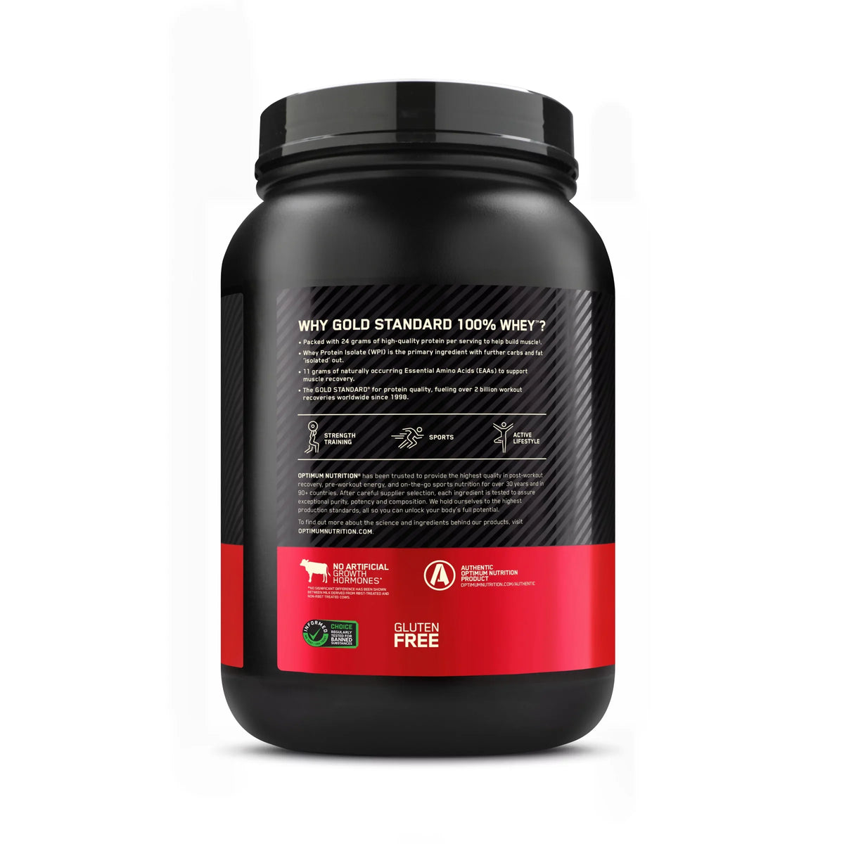 100% Standard Gold 28 Powder, Whey Road, Nutrition, 2 Servings Rocky lb, Optimum Protein