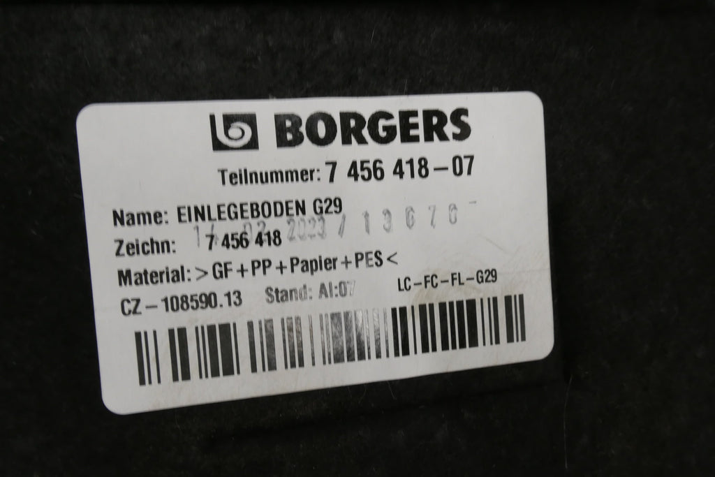 Rear Pre-Owned Mat Cargo 2023 Supra OEM Floor Trunk Toyota GR (Good)