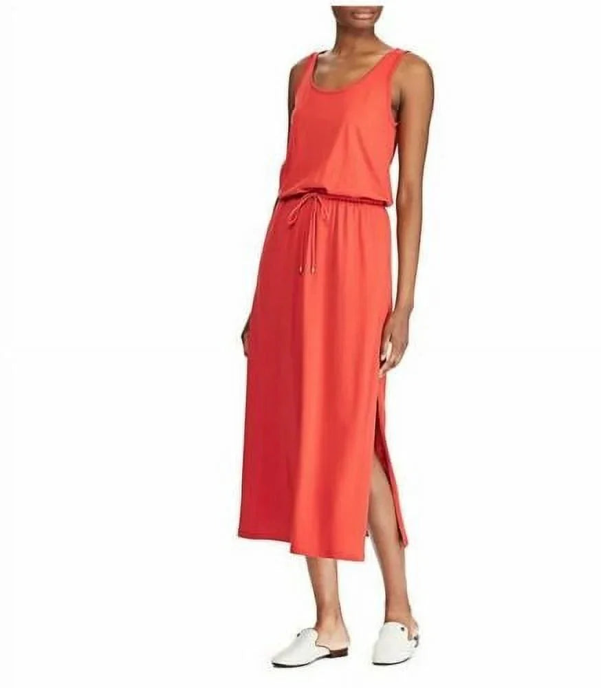 Size Scoop Red XXL Ralph Lauren Neck Maxidress - Lauren Canyon