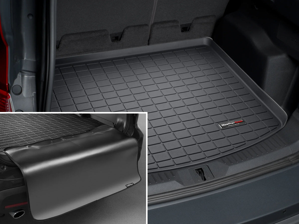 Trunk Seating With Row MKC Liner with - Protector, Escape, Bumper Cargo Bumper with compatible WeatherTech Black Protector Behind 2nd