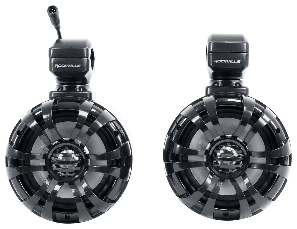 Memphis RZR65FE (2) Polaris Audio Speakers+Amp For RZR 2014+ Tower Pods+LED