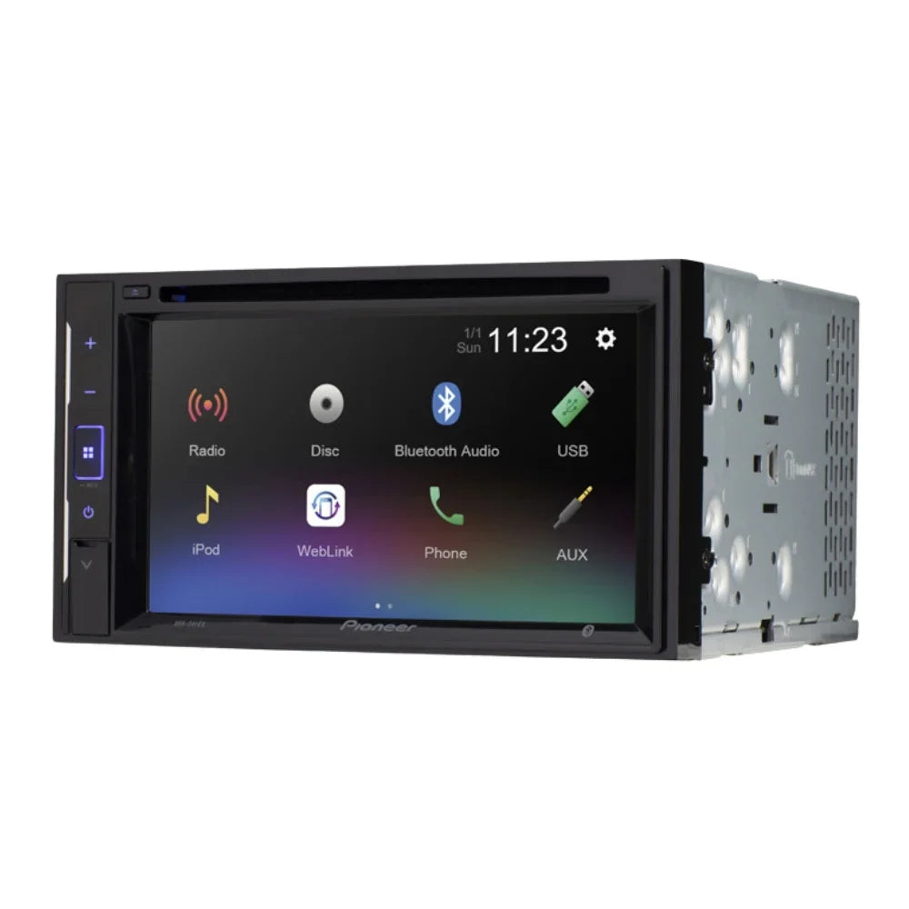 W/ for 2002-2009 AVH-241EX Bluetooth/Backup Car Pioneer KIT4860 Camera/Installation AM/FM 6.2" Receiver Chevy DIN DVD/CD Trailblazer Kit/in-Dash Double Stereo Digital with Touchscreen Bundle Media