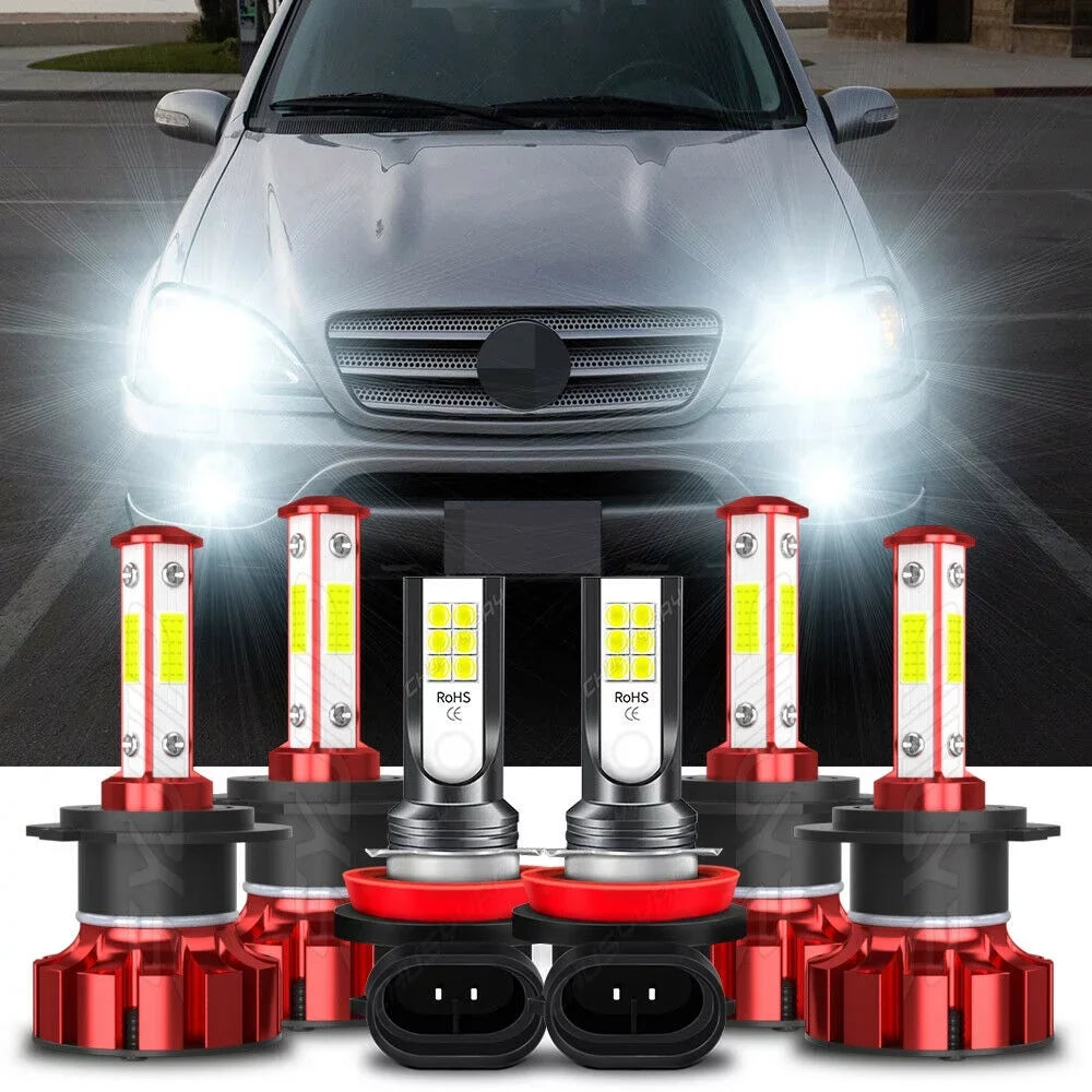 LED For Headlight 2016 Fog Tucson 6pcs Combo 2017 2018 Kit Light Bulbs Hyundai