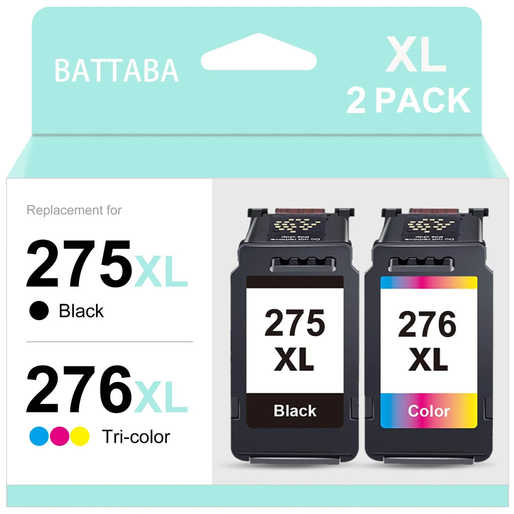 Tri-Color) and TS3522 TS3500 TR4720 for TR4700 Ink Canon Ink (Black, 275XL TR4722 Pixma Cartridges TS3520 for 275 276