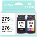 Tri-Color) and TS3522 TS3500 TR4720 for TR4700 Ink Canon Ink (Black, 275XL TR4722 Pixma Cartridges TS3520 for 275 276