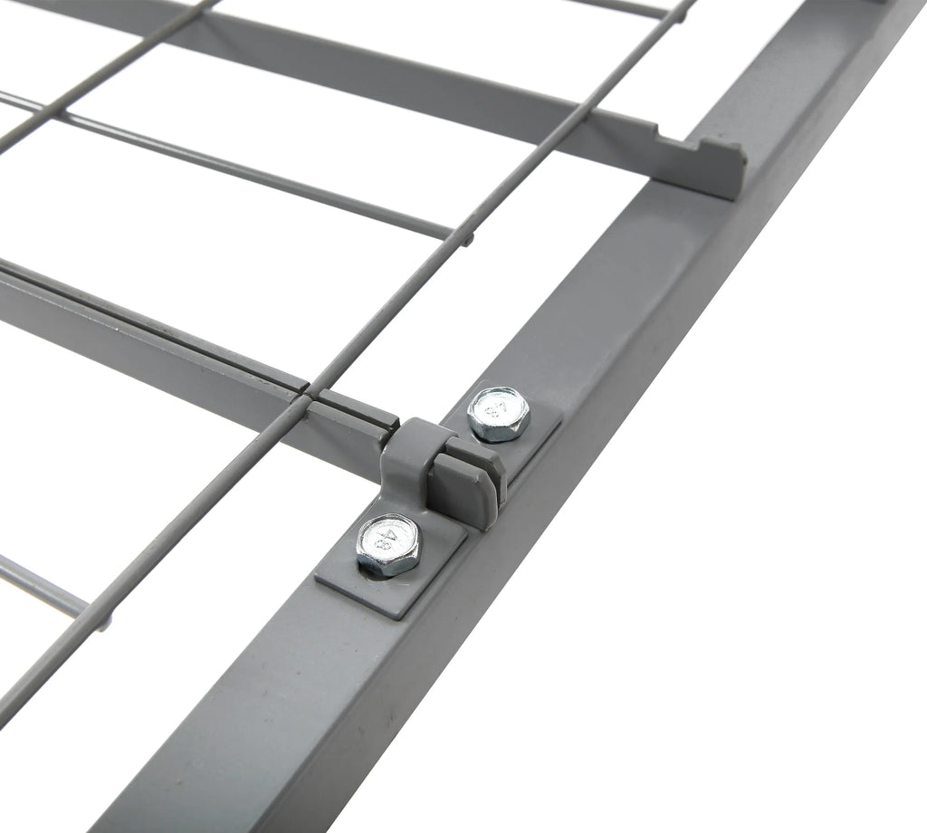 42"W 24' Overhead 28"H, 48"L WORKPRO Garage x Rack, x Silver, Ceiling
