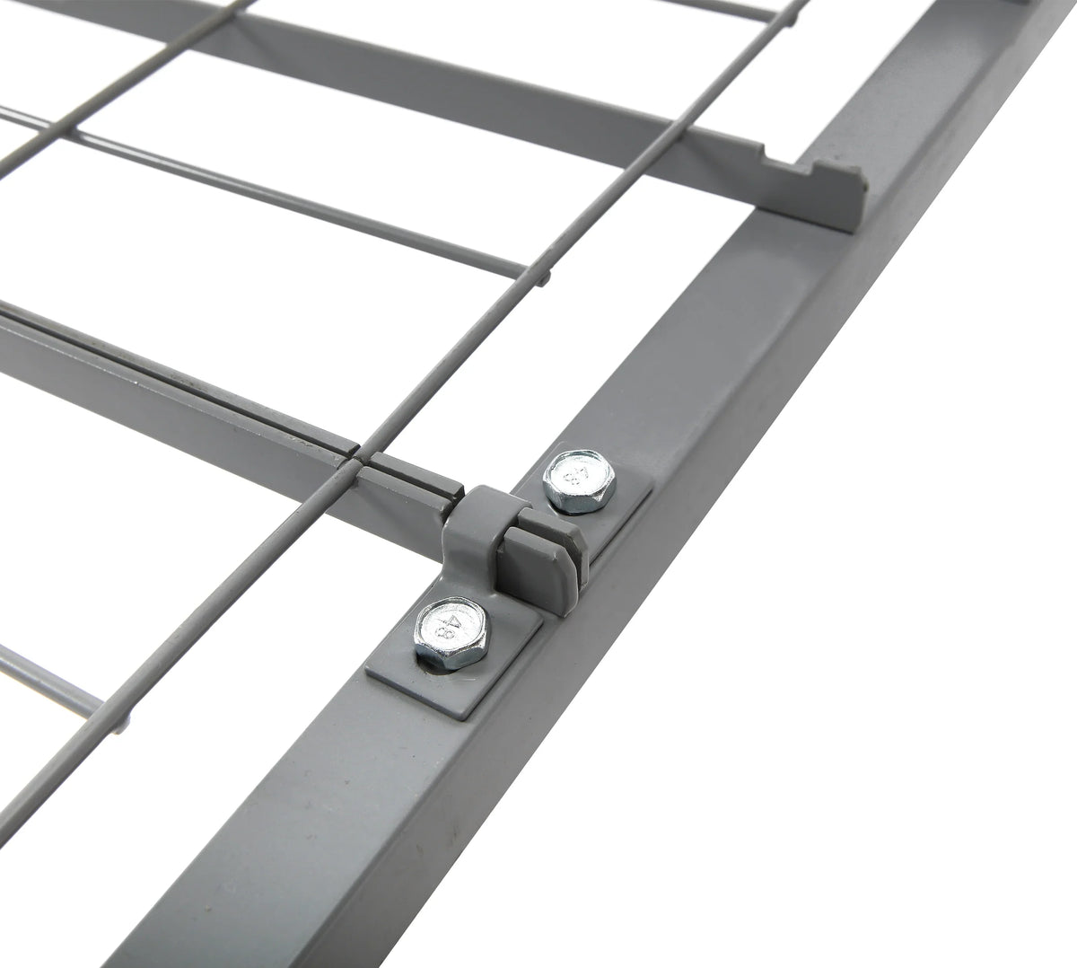 42"W 24' Overhead 28"H, 48"L WORKPRO Garage x Rack, x Silver, Ceiling