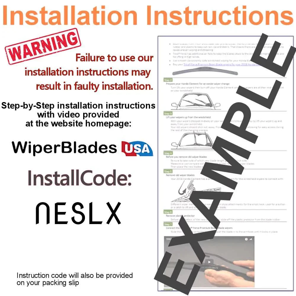 2019 Wiper Cadillac Wipers (Set of Wiper w/Rear Beam XT5 Blades WBUSA 3) Base