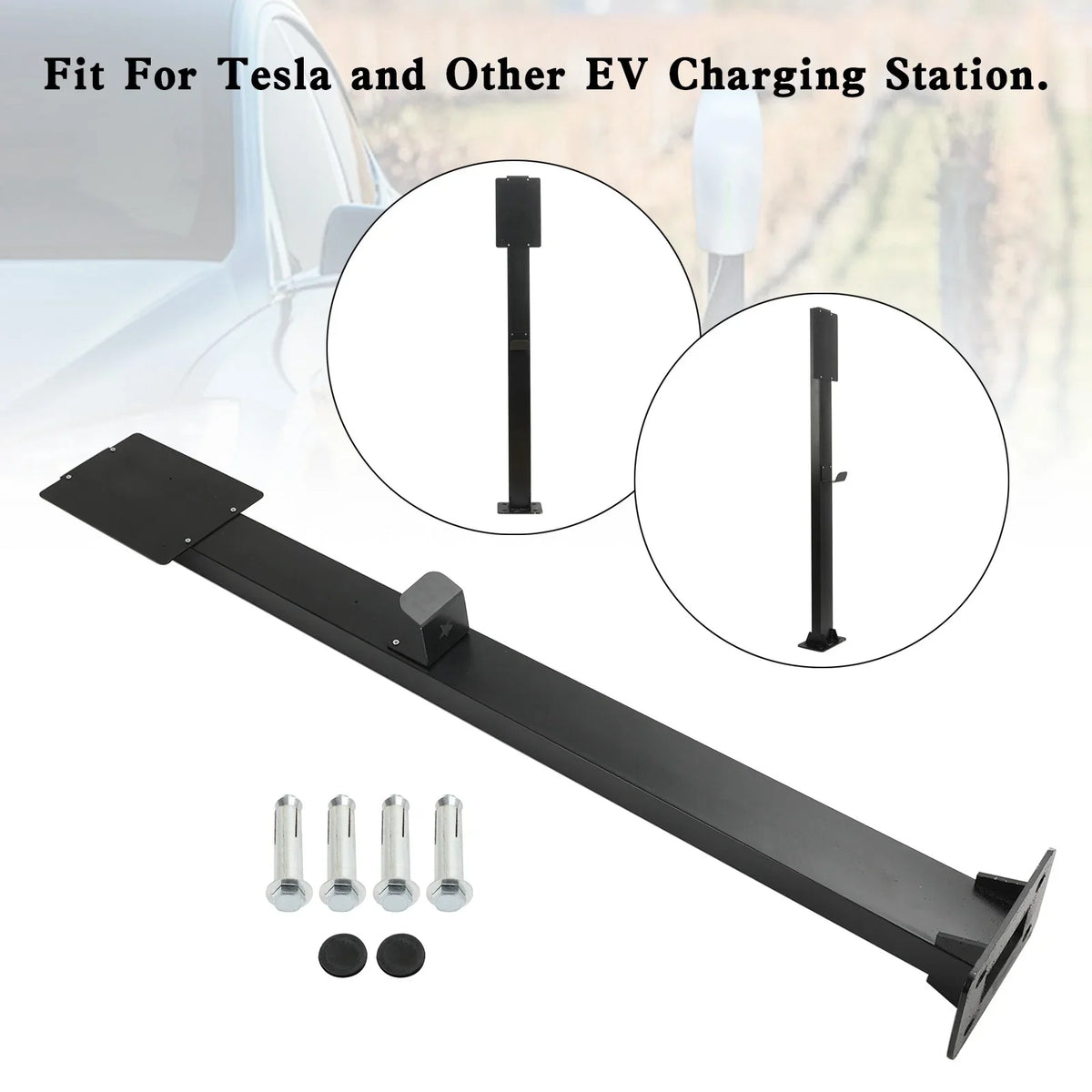 Station Charger Charging Tesla EV Station Charging Stand For Mounted Pedestal EV