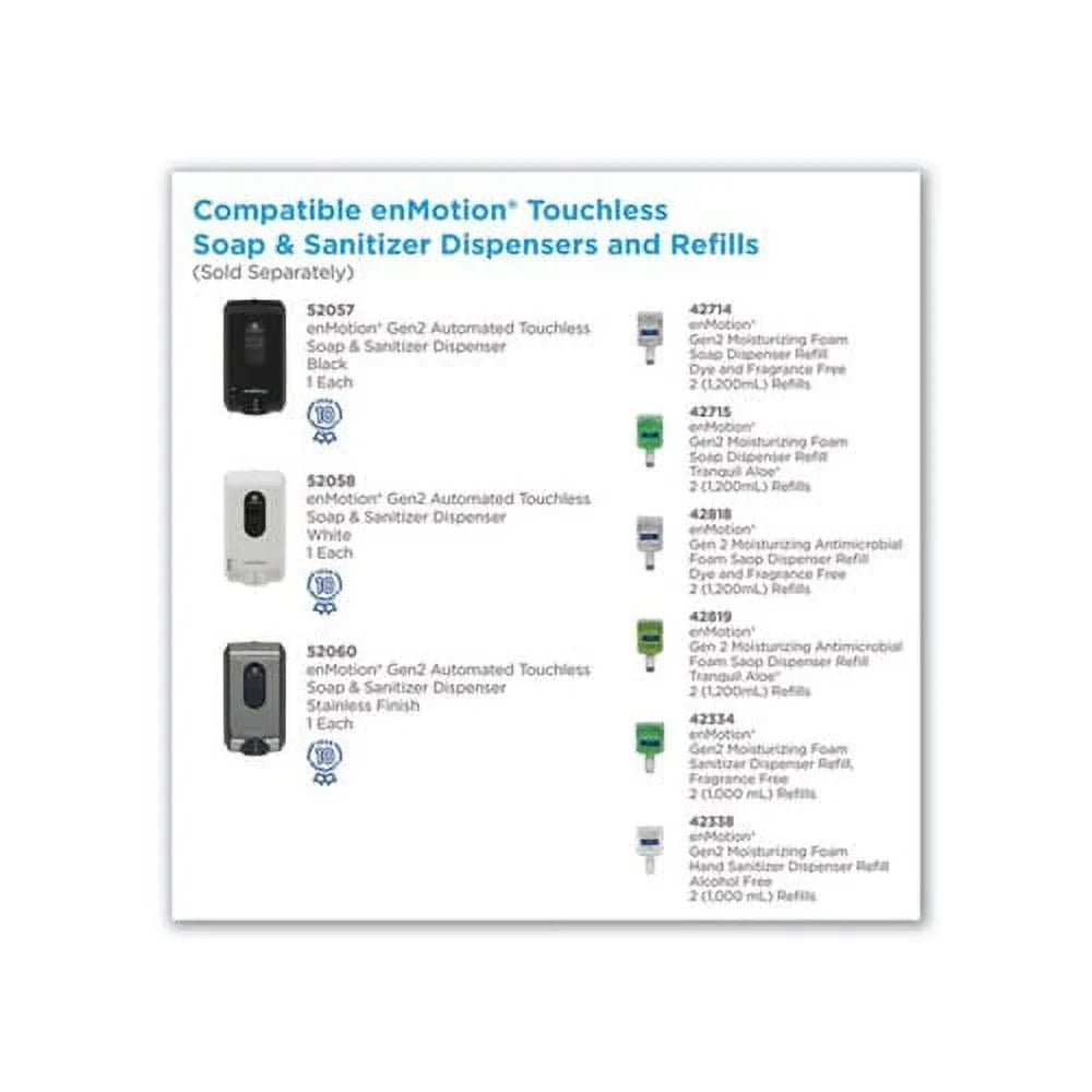 1200 GP Refill enMotion Unscented, Soap 2/Carton mL, Automated Touchless