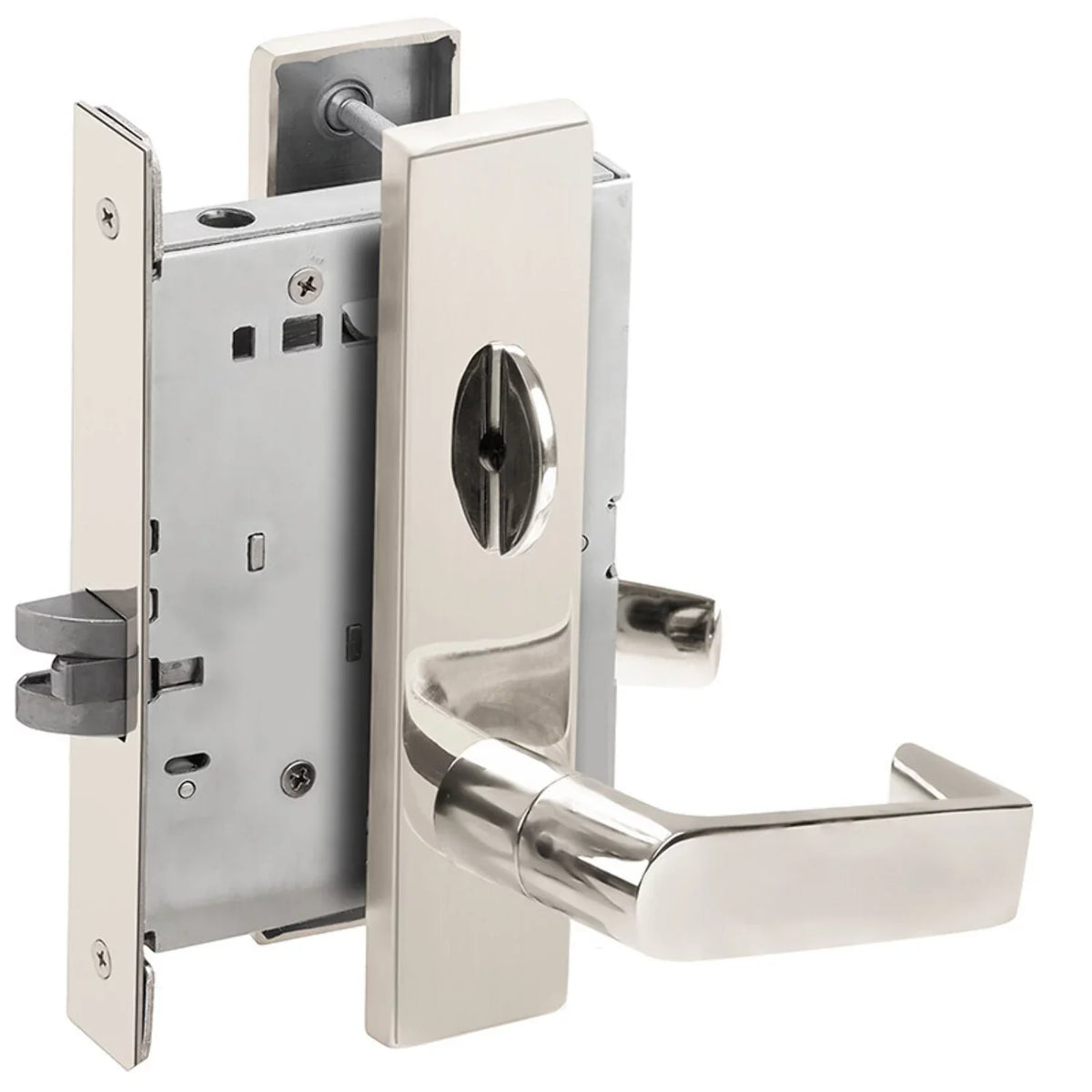 Field 1 Mortise Schlage Grade Reversible L L9040 625 Escutcheon 06 Lever Bright Lock Finish Bathroom 06L Privacy Chrome Bed