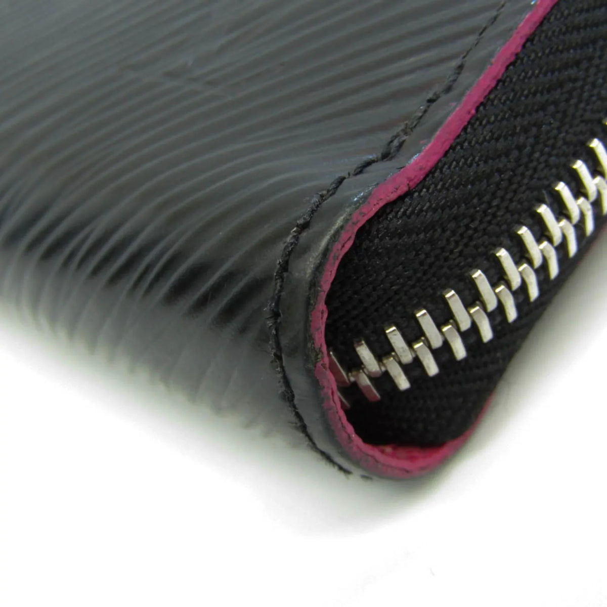 Pink,Noir Epi Wallet Leather Epi Zippy-wallet Louis Vuitton Hot Long M64838 Women's Pre-Owned (Good) (bi-fold)