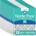 Nordic 12 MERV Pack Filters Pleated 14 18x24x2 Pure Air