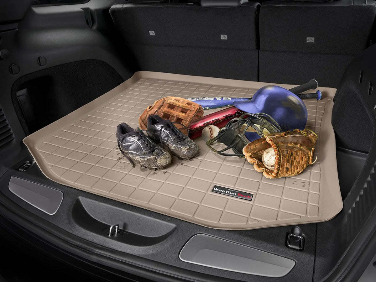 Forester compatible Subaru Liner 2009-2013 Trunk Tan WeatherTech Row with Behind Cargo Seating, - 2nd