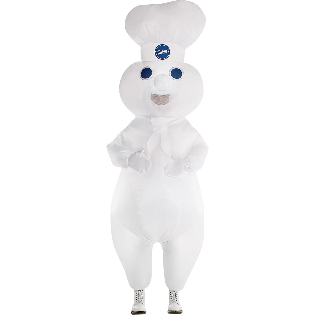 Adults Inflatable Doughboy For Costume Fan Licensed Halloween Built-In Pillsbury
