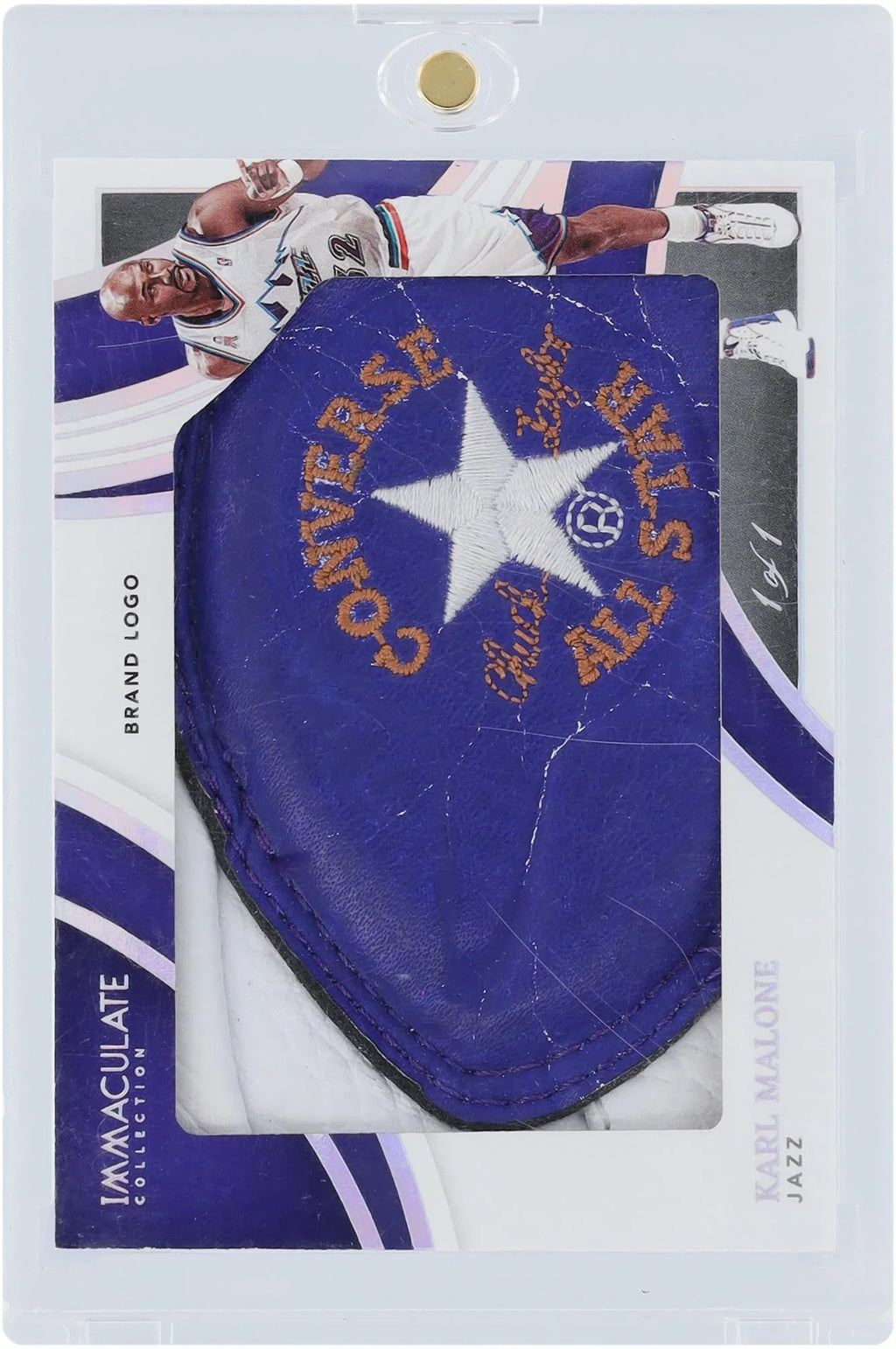Authentic Collection Immaculate Fanatics Panini - Peek 2021-22 Card Utah Malone Sneak #SP-KML Jazz #1/1 Certified Karl