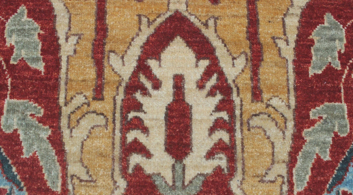 Rug, x Aria Rust/Blue Ramez 9'10" 13'7"