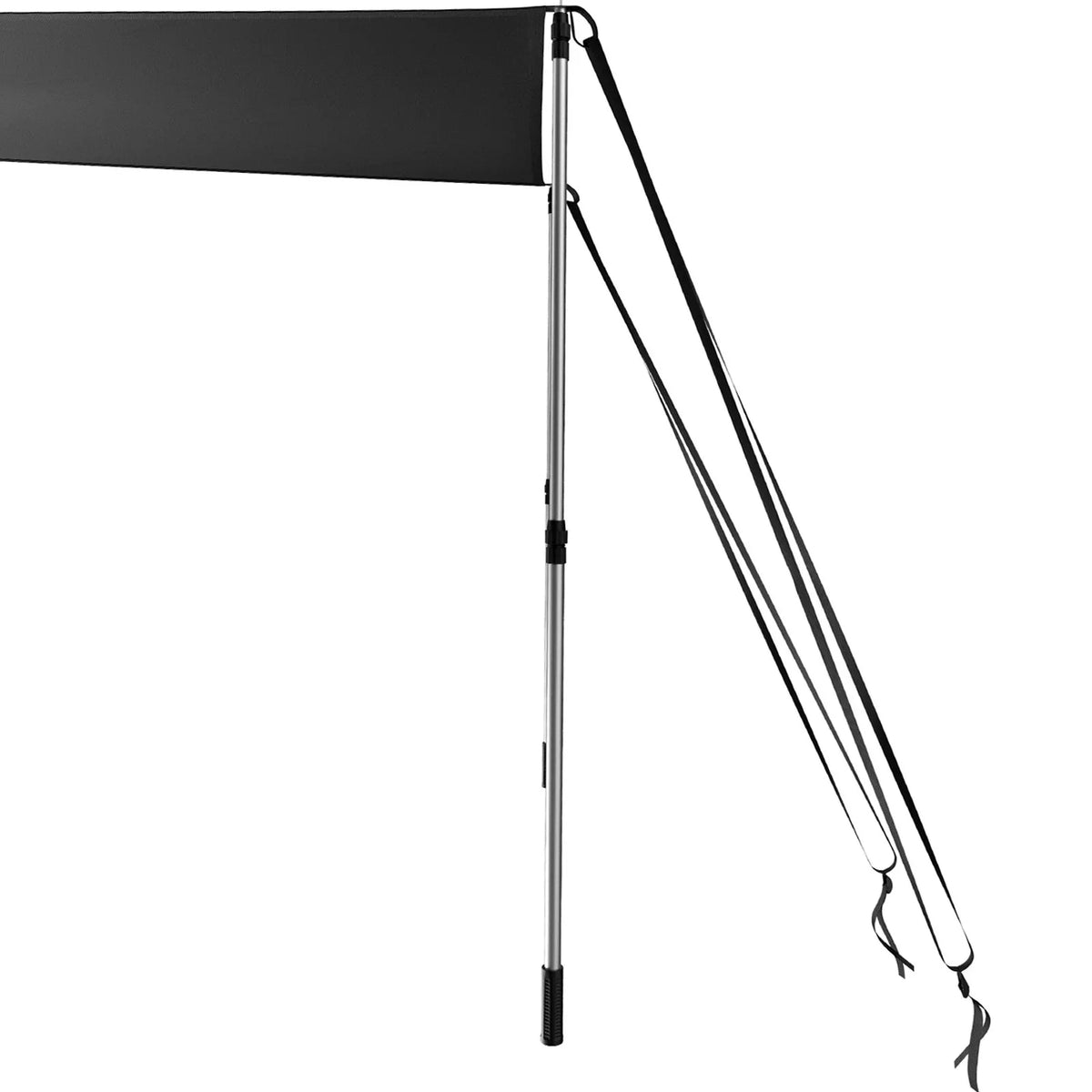 Bimini Shade 600D UV-Proof Easy Poles, & Waterproof, Rustproof Polyester Steel Kit with VEVOR Tops T-Top - Telescopic 5'x5' Assembly T-Tops Sun for