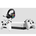 2 Bundle White New One Microsoft BOLT Included 1TB AXTION Gaming Like Console X with Controller Xbox
