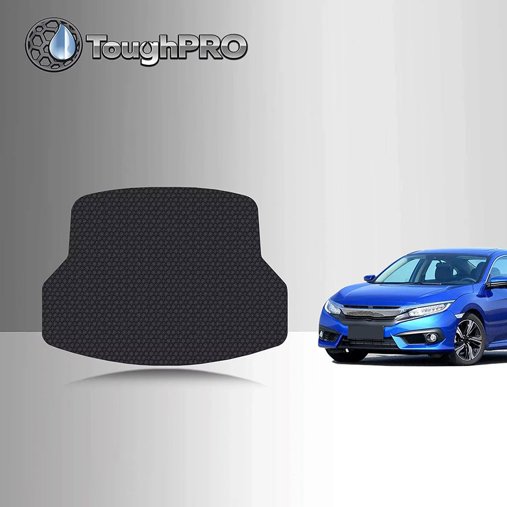 Heavy TOUGHPRO Compatible in Weather 2021 All Honda Duty Mat Civic Accessories - (Made - - Cargo/Trunk with - USA)