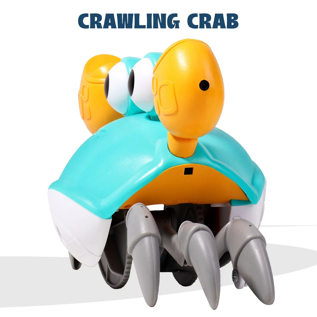 Learning And Kids Time, Gift Cognitive Years Crab Crawl Music Kids Favorite Aura Beautiful Toddlers And And Tummy Light Development With Months For Little 0-6 6-12 - Crawling Entertaining