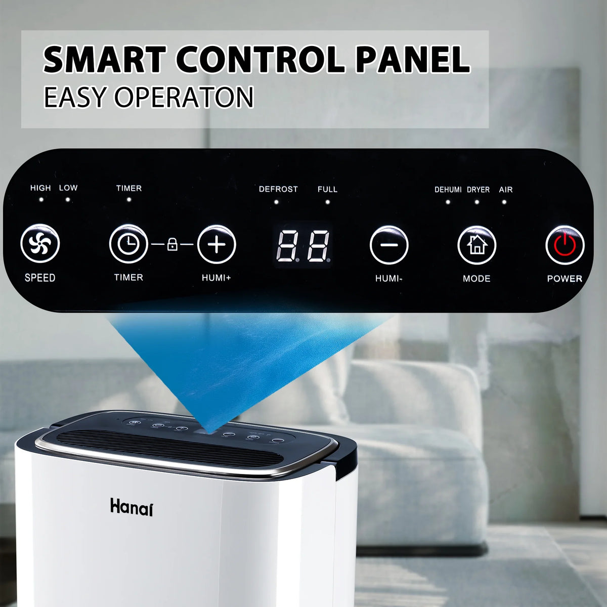 (95 RH),White Basement 95% 30 WANAI Moisture "F, Home Drain Dehumidifier,1500 Dehumidifier with Sq.Ft,Protable for Removal Hose,Max Pints and 22 Pints