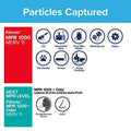 6-Pack MPR Filter, 13.81 Micro 1000, (exact Defense, 24.81 0.81) AC Air Allergen 14x25x1, x x Furnace Filtrete dimensions