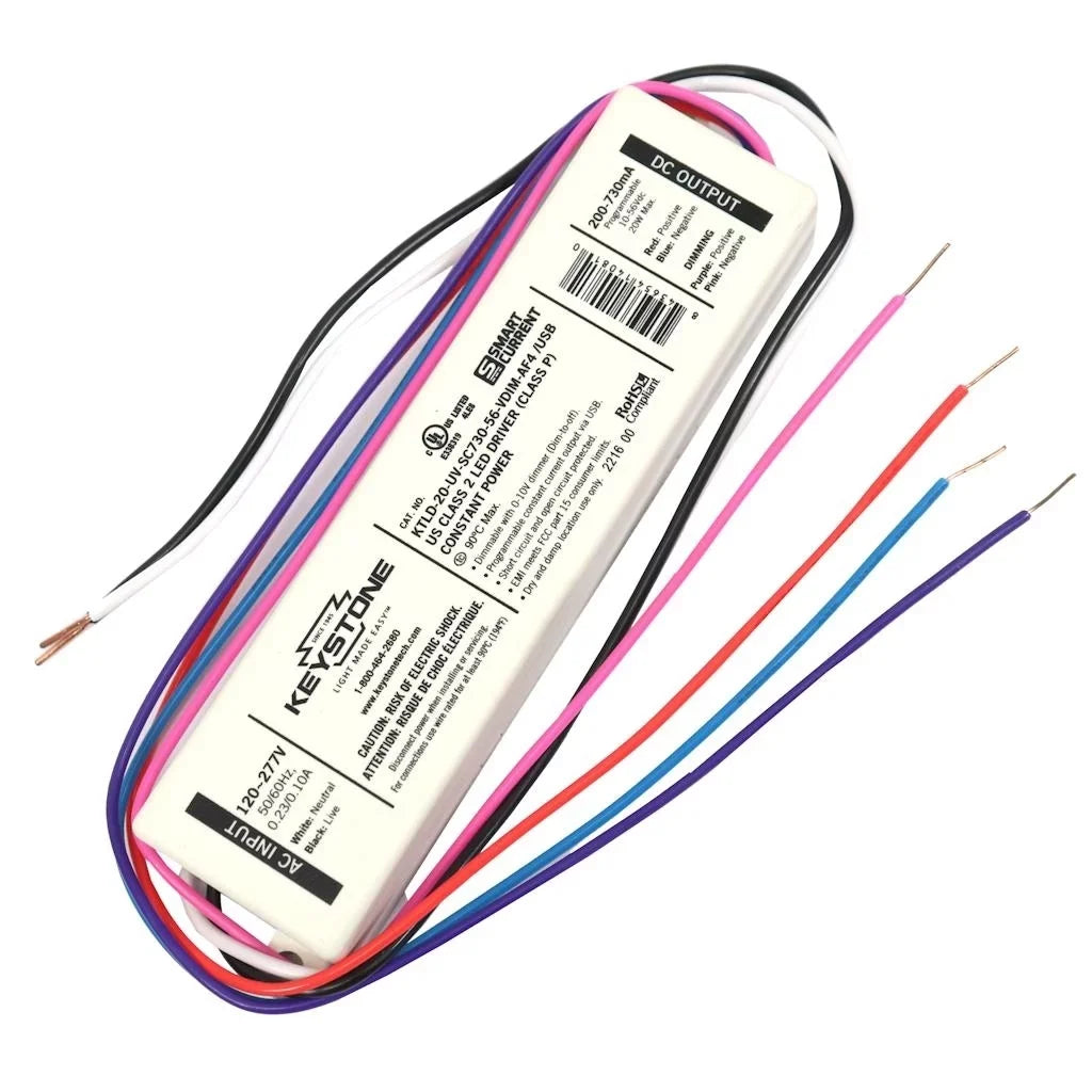 '- Current Constant 14080 /USB) 12 volt 120/277 Current watt Smart Keystone (KTLD-12-UV-SC500-56-VDIM-AF1