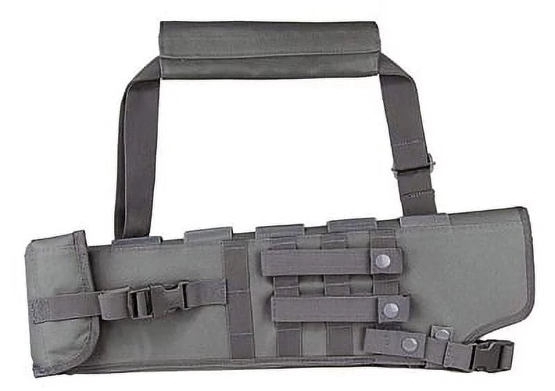 25 Trinity Tactical molle Military Soft Scabbard Gray. Motorcycle Truck inches Barrel Black Padded Crossbody Bag Short ATV Hunting