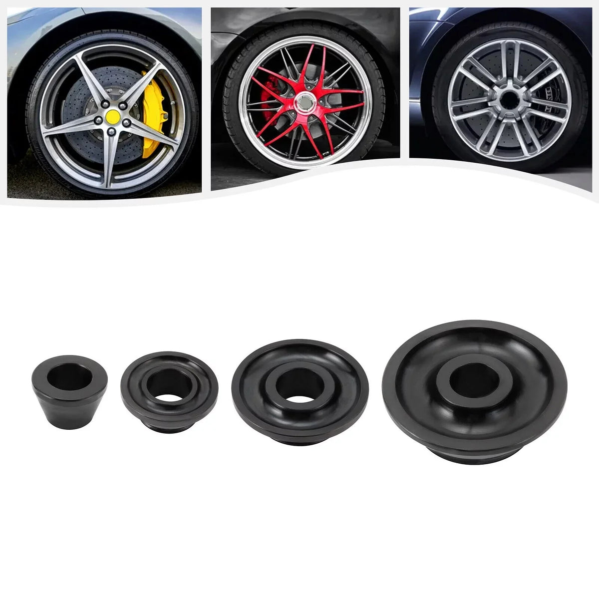 36mm Balancer 4 Kit Cone Taper Set Tire Balancer Cones Cones Sizes Wheel Adapter