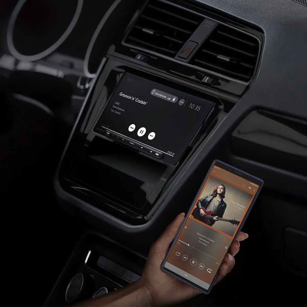 Connectivity Digital Sony Android Apple with CarPlay, Receiver Mobile Auto, Multimedia XAV-AX6000 and HDMI
