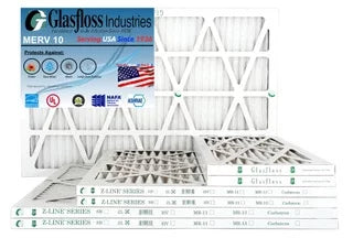 (Actual x Filter Size: 24x36x1 USA - in Glasfloss - Furnace - 10 -Qty:4 23.5 35.5x7/8 inch) MERV Made Air