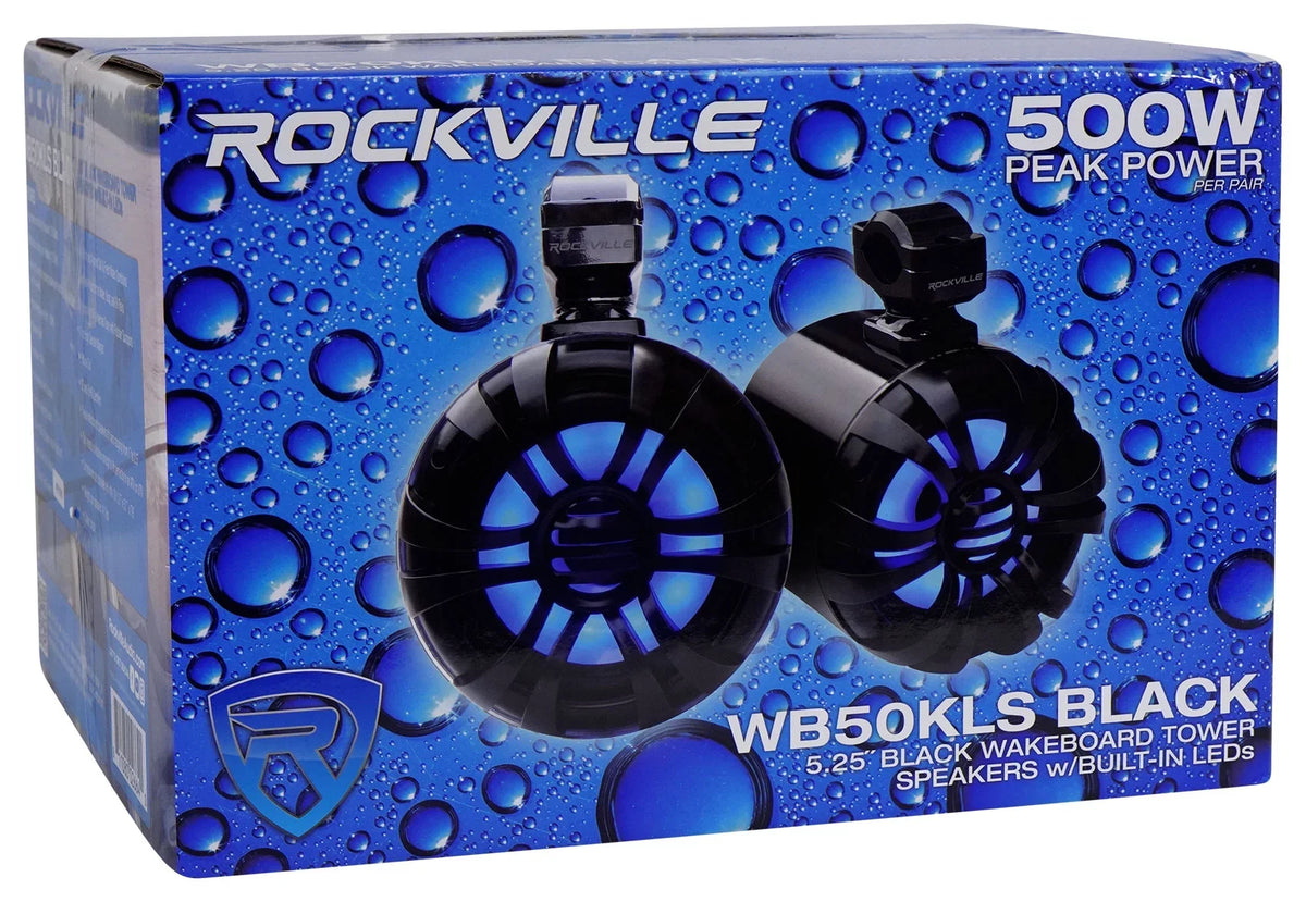 Memphis RZR65FE (2) Polaris Audio Speakers+Amp For RZR 2014+ Tower Pods+LED