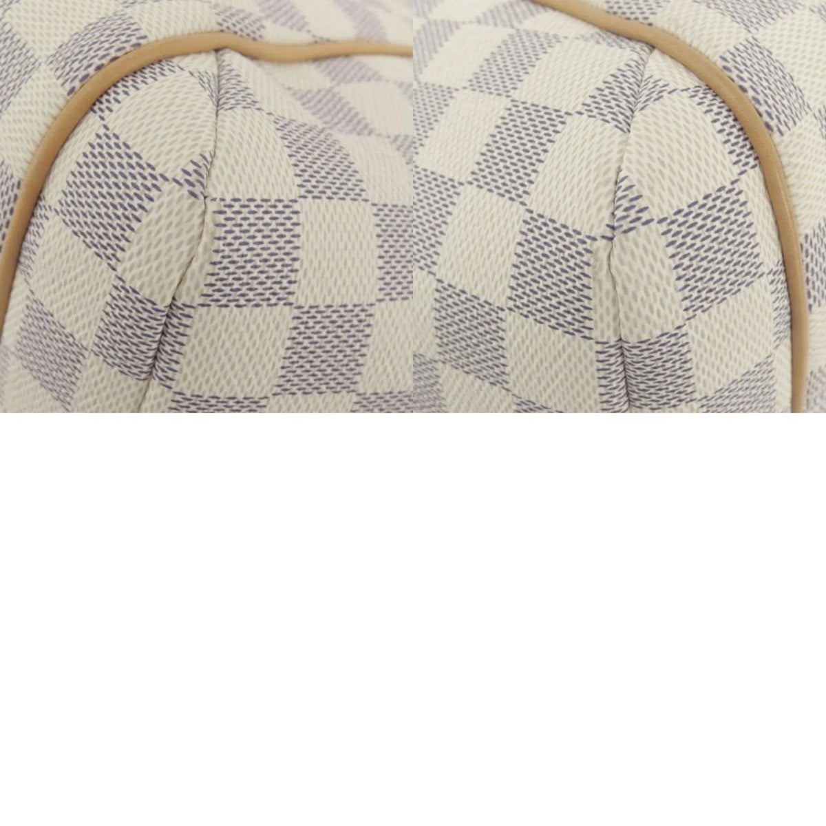 LOUIS PM Damier Azur Louis N41280 Bag Women's Canvas Vuitton VUITTON Pre-Owned (Good) Totally Tote