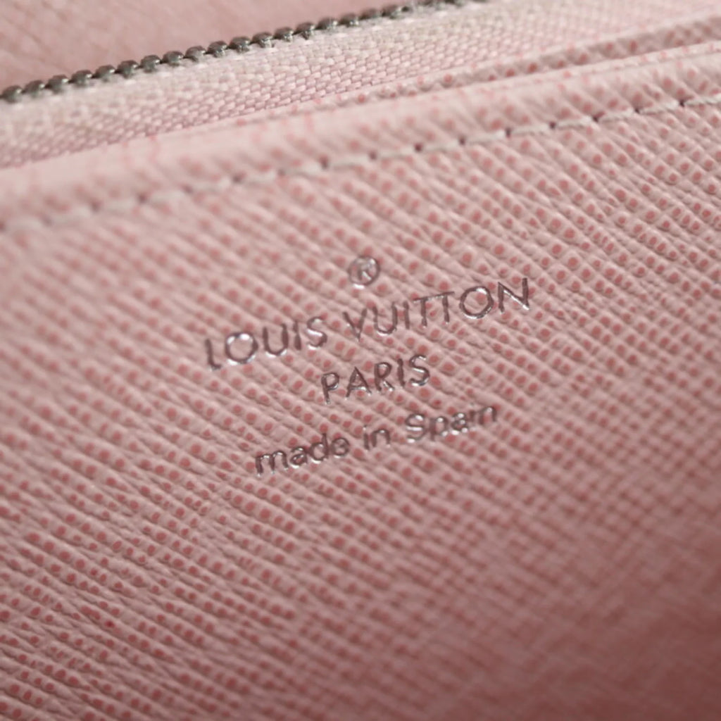 Wallet (Good) M61863 Zipper Zip Louis Vuitton Around Rose Epi Ballerine Round VUITTON Long Leather Pre-Owned Zippy LOUIS