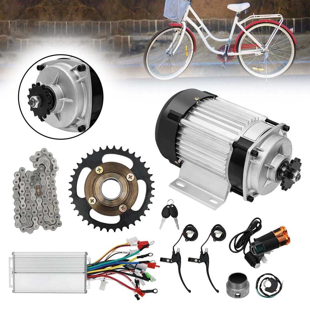 Tricycle Adults Trike 48V Motor 500W Brushless for Gear Bike 3-Wheels Electric